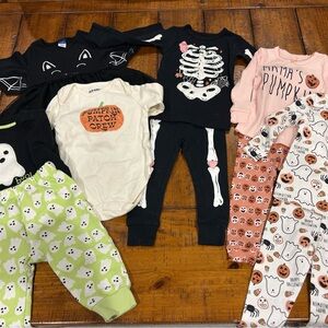 Baby Halloween Clothing Bundle (12mo)
